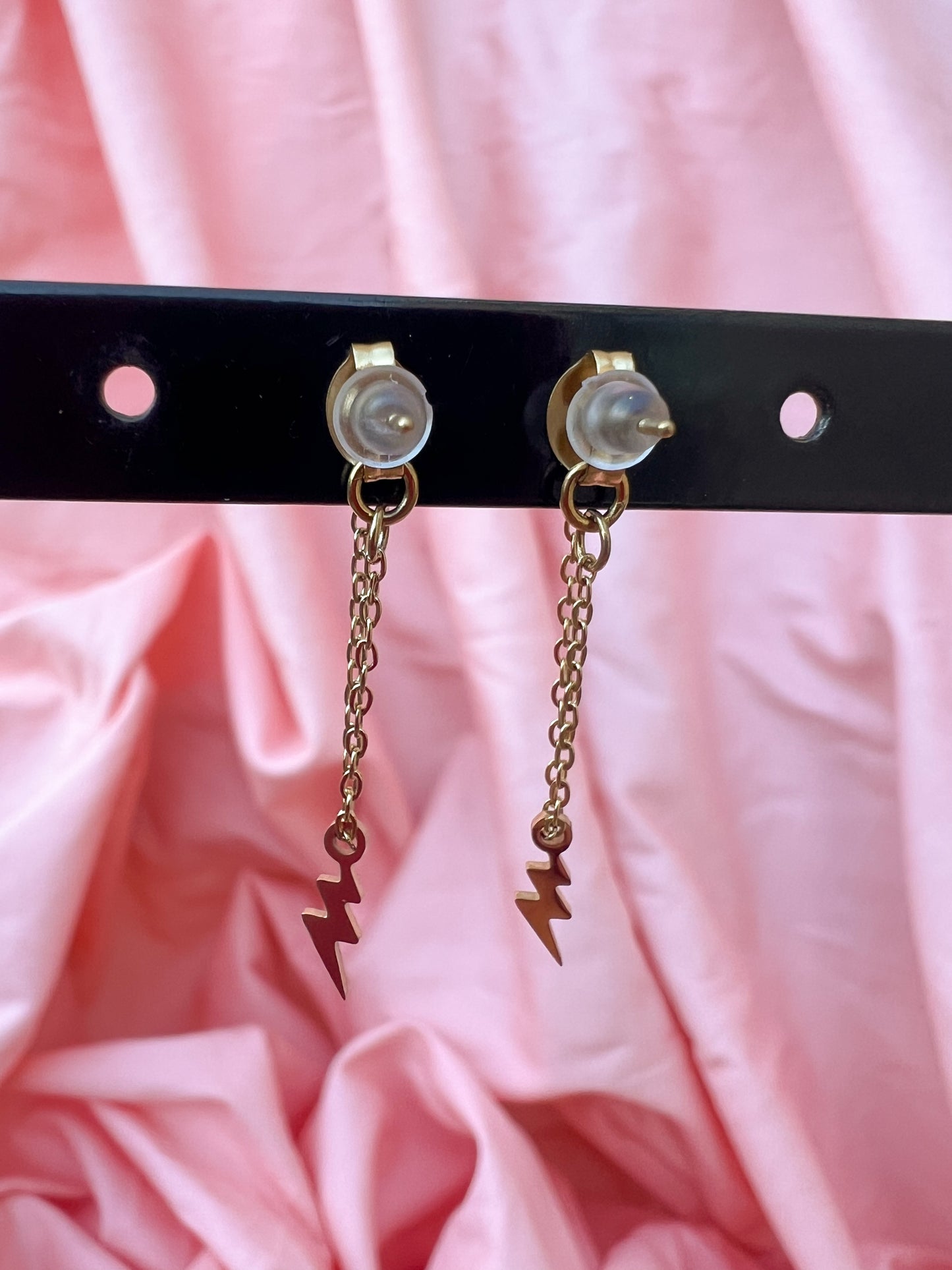 Boucles d’oreilles petit éclair