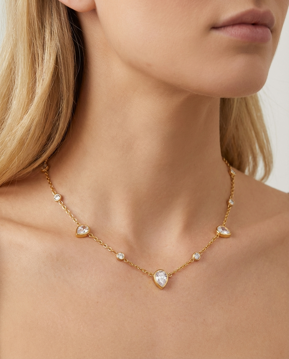 Collier Yona en acier inoxydable