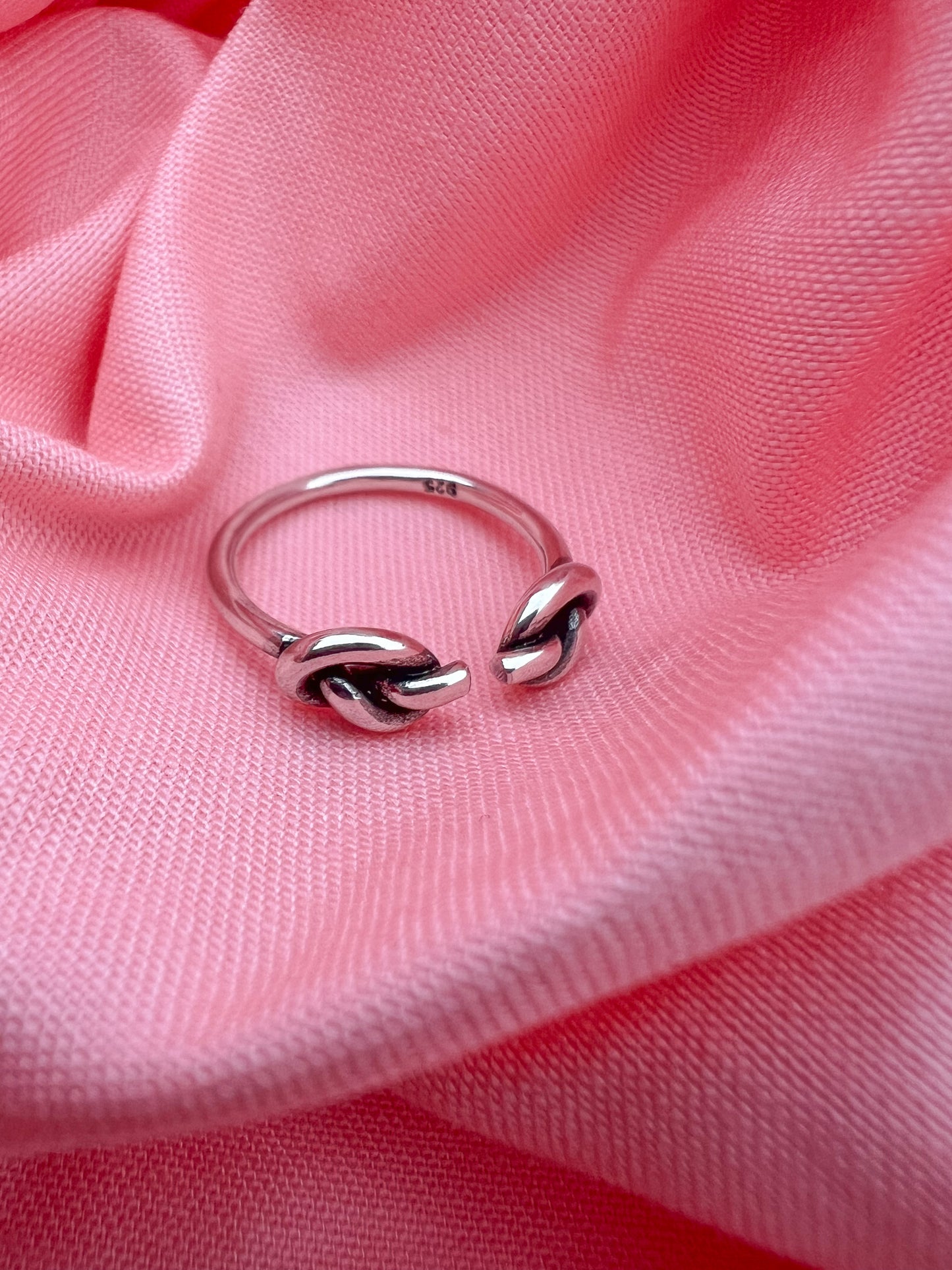 Bague double noeuds
