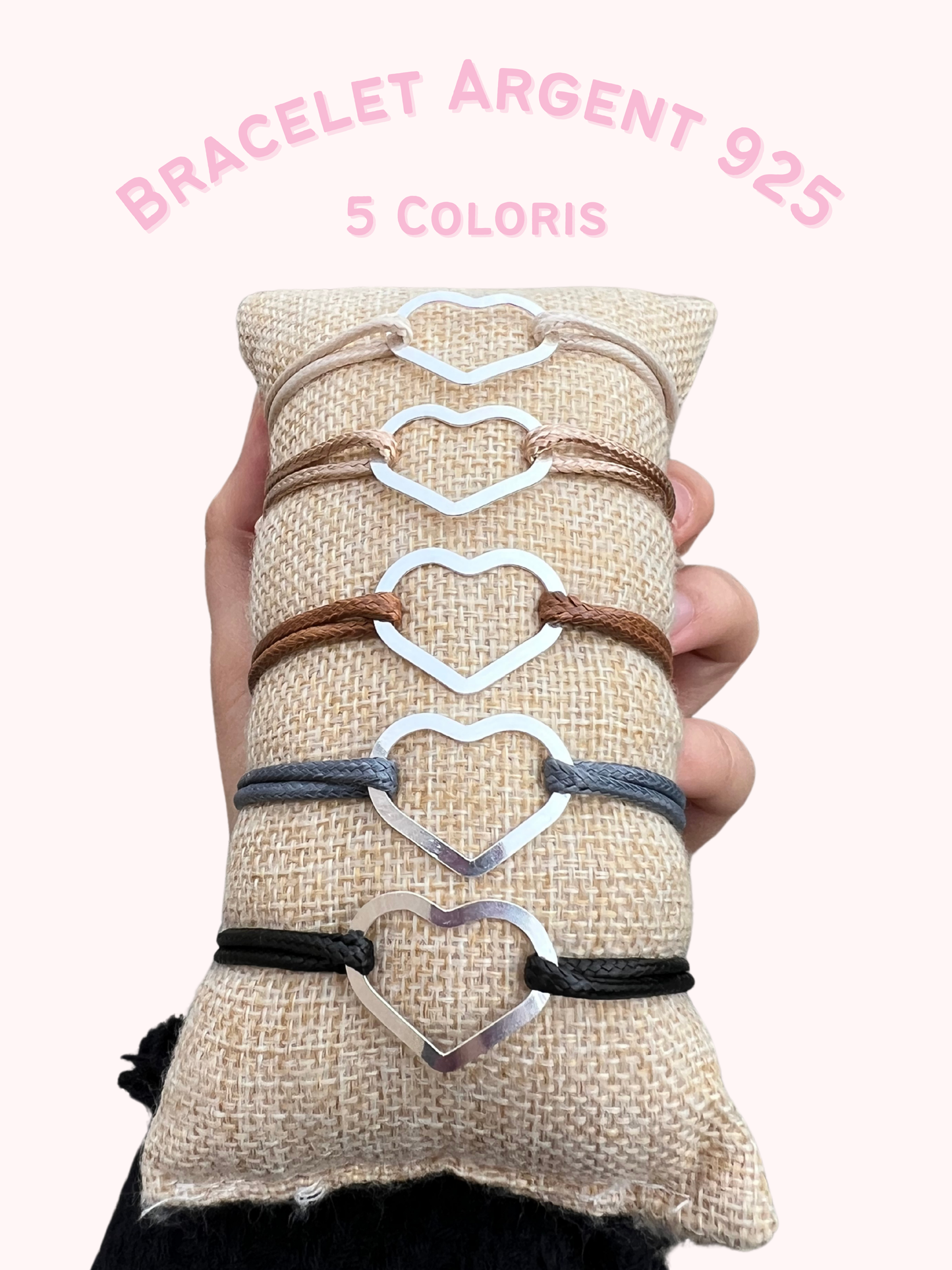 Bracelet cœur Argent 925