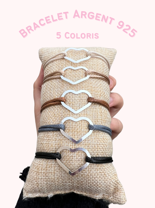 Bracelet cœur Argent 925