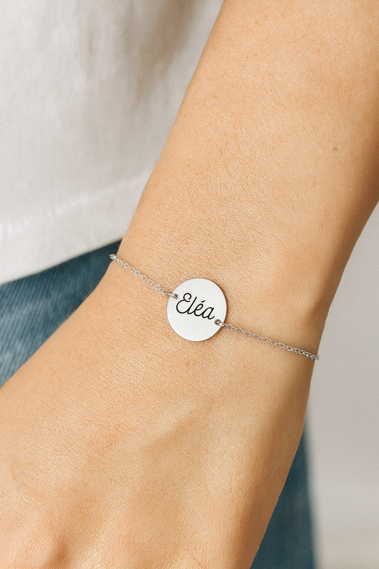 Bracelet Médaille Gravée