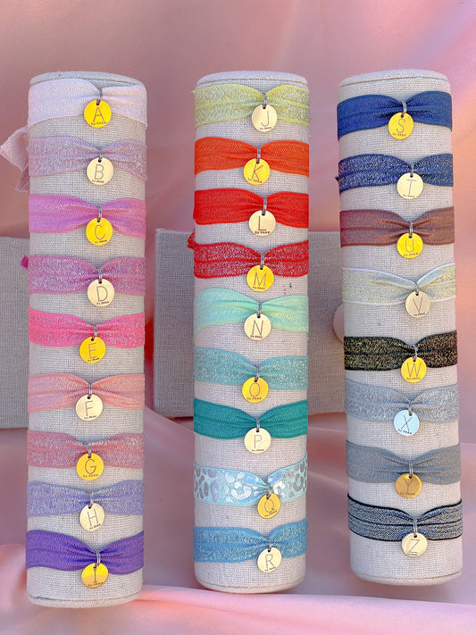 Bracelet médaille initiale Or, personnalisé