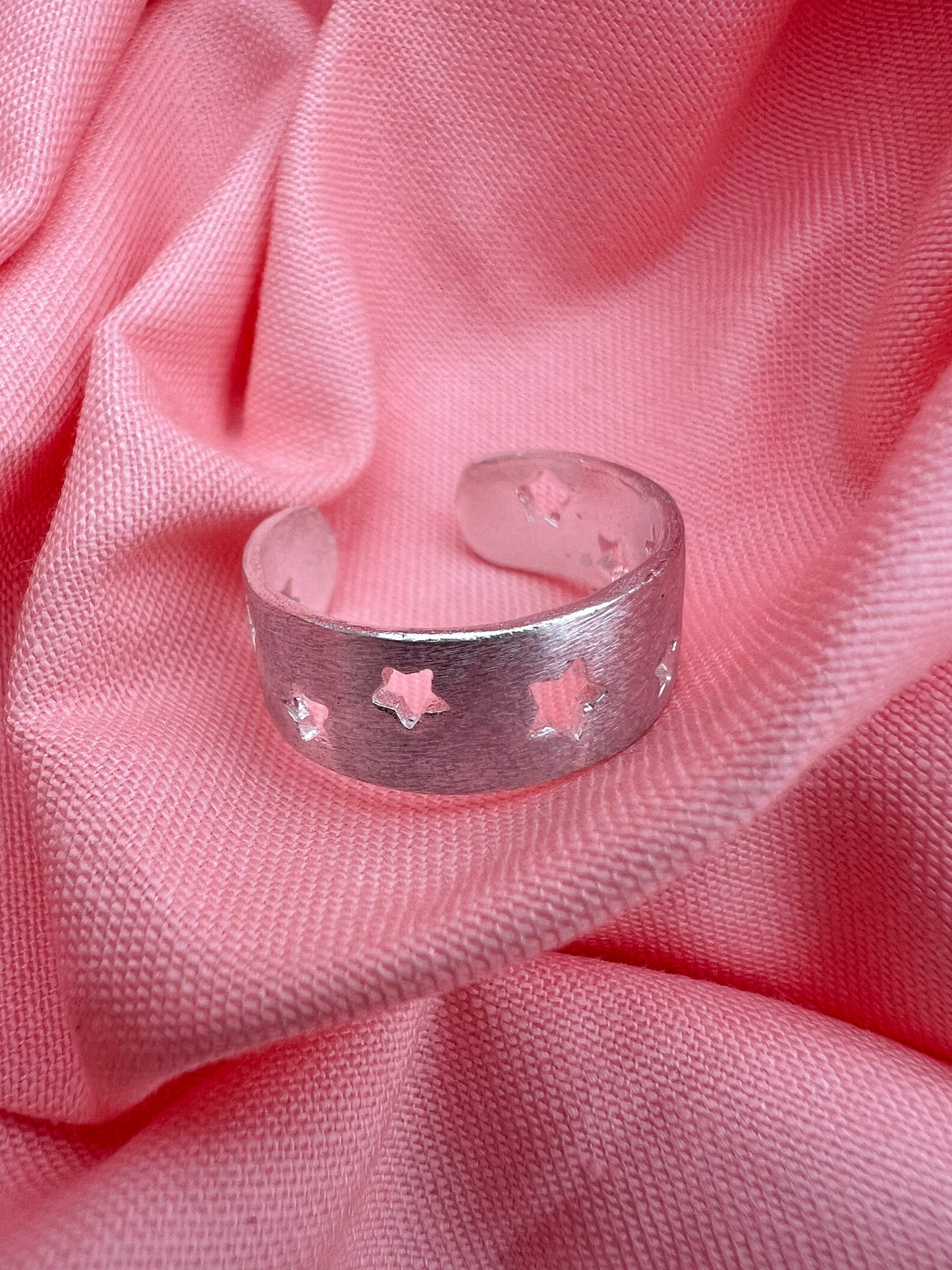 Bague étoile trouées