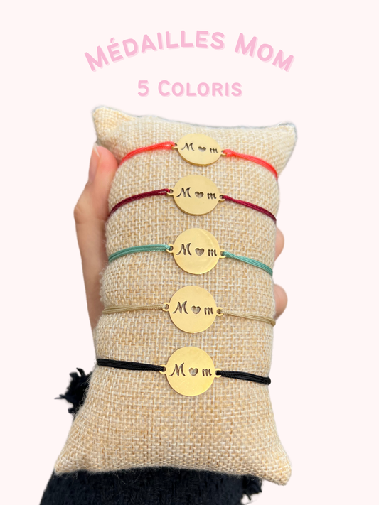 Bracelet Médaille Mom