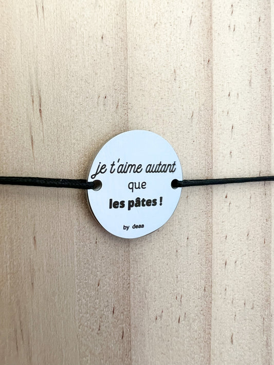 Je t’aime autant que les pâtes !