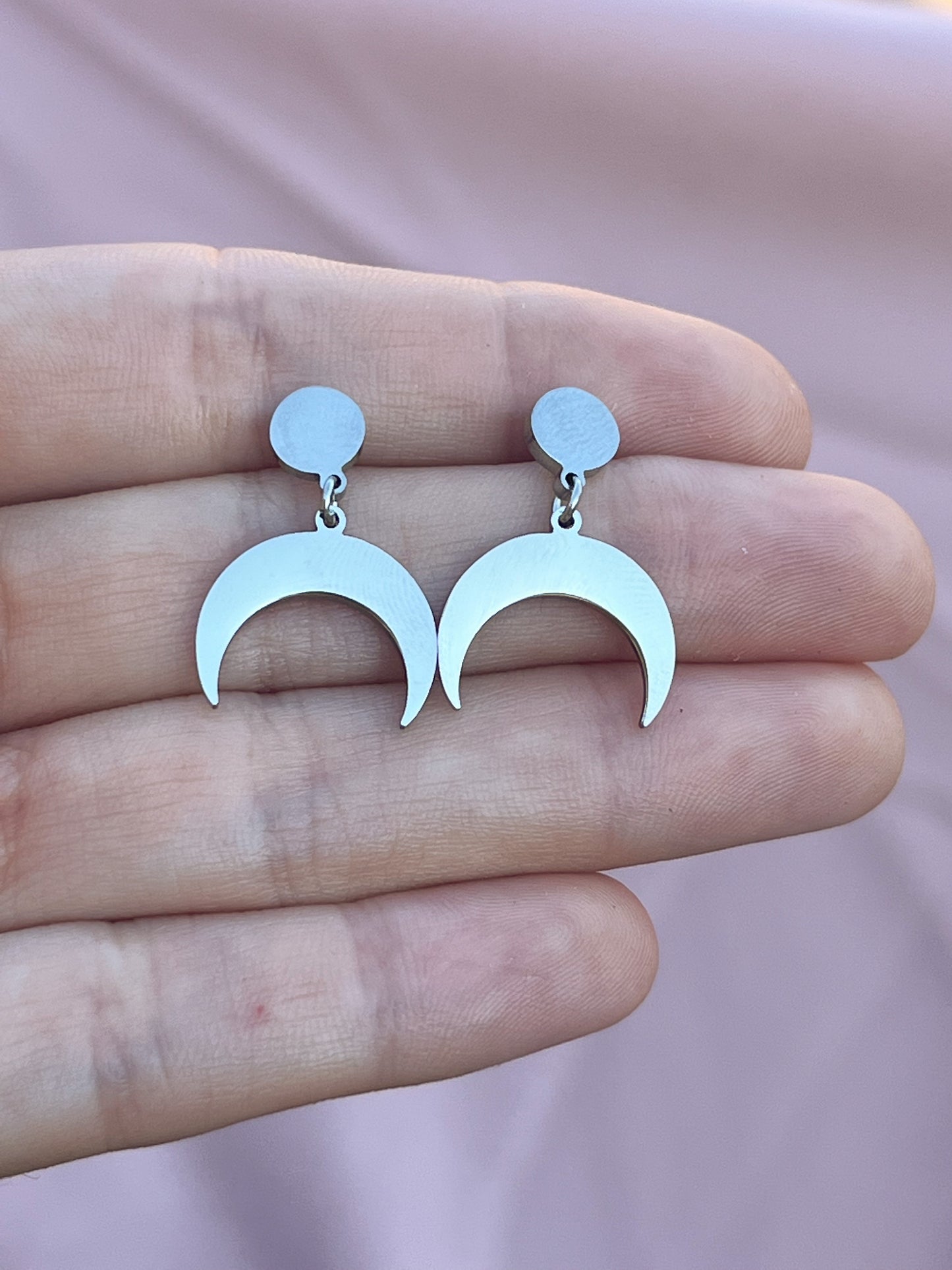 Boucles d’oreilles lune