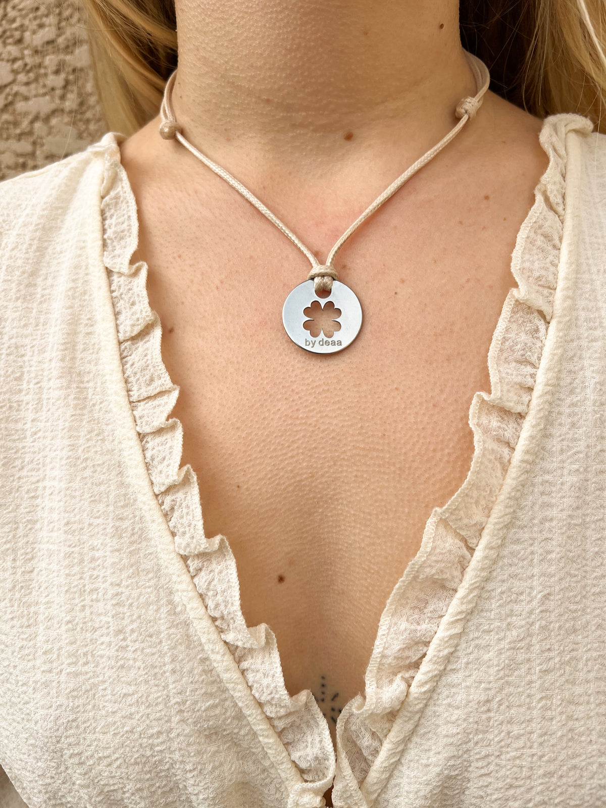Collier Cordon Médaille Symbole Personnalisé