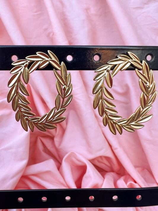 Boucles d'oreilles laurier