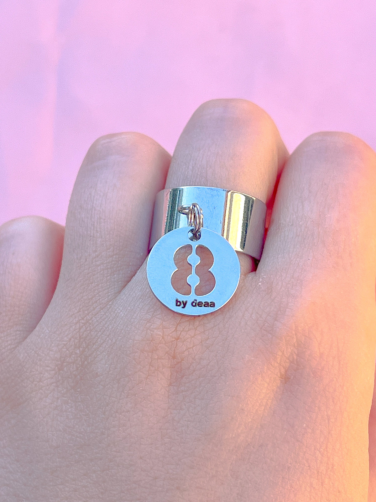 Bague Chiffre Personnalisée – Acier Inoxydable