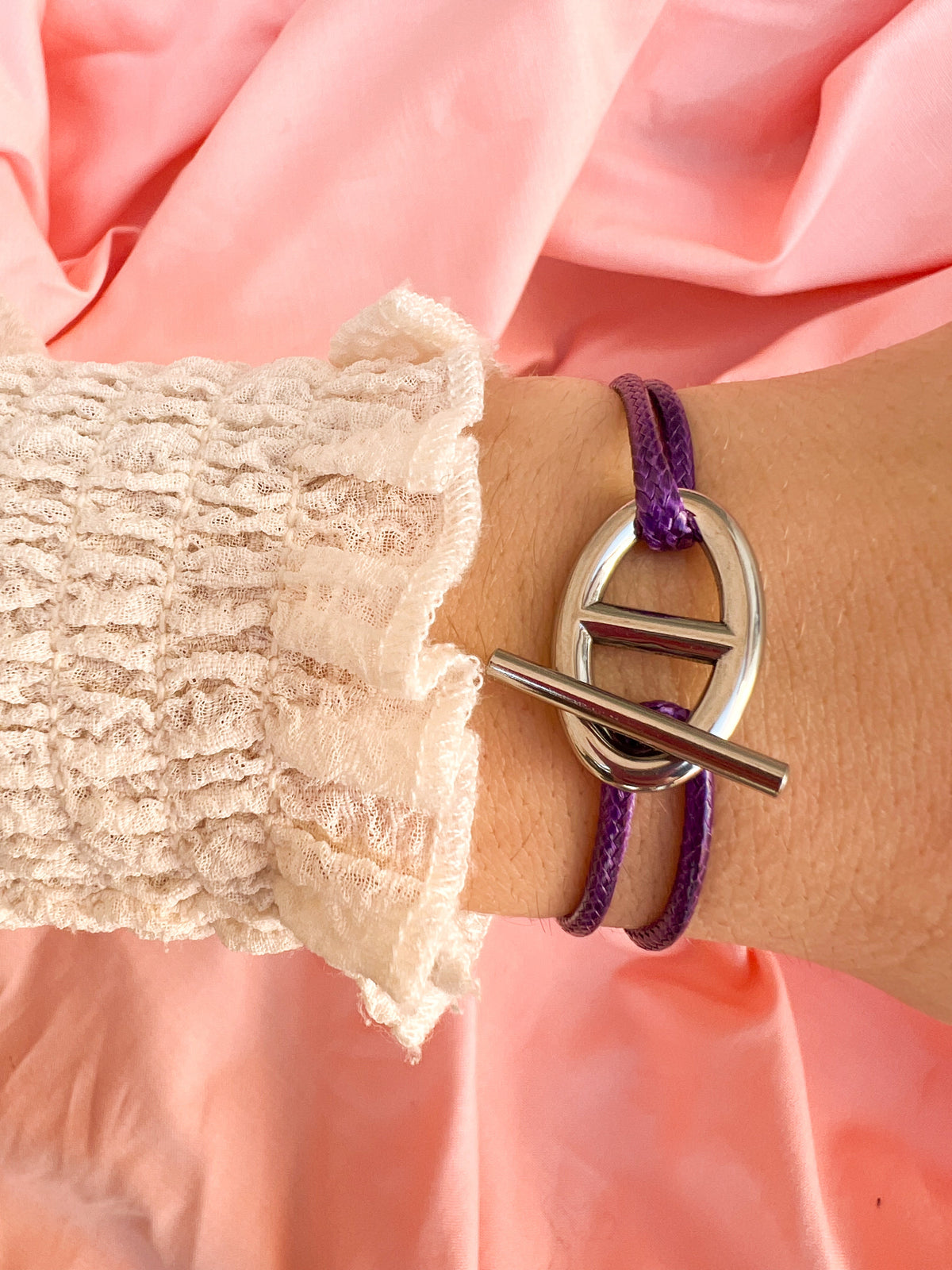 Bracelet OT grosse maille