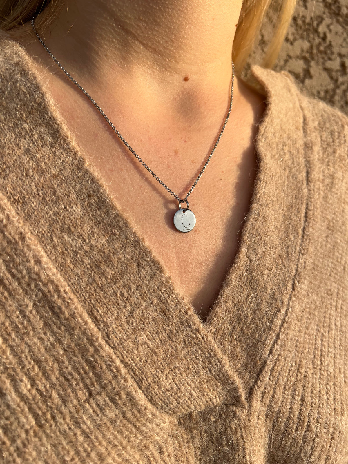 Collier Initiales Personnalisé – Acier Inoxydable