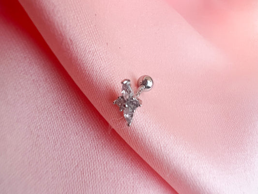 Piercing Fleur à strass