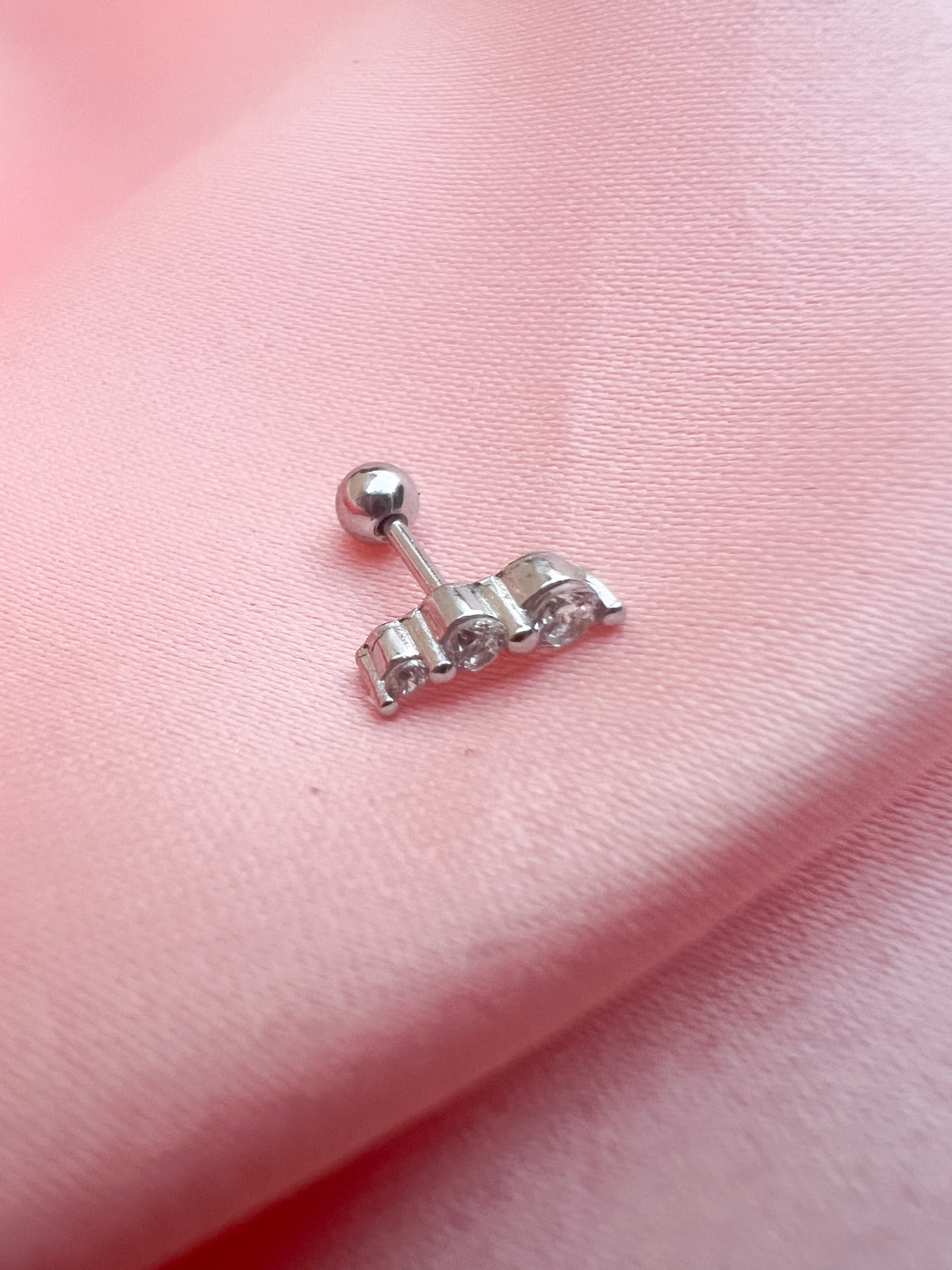 Piercing Strass Plusieurs Tailles – Argent 925