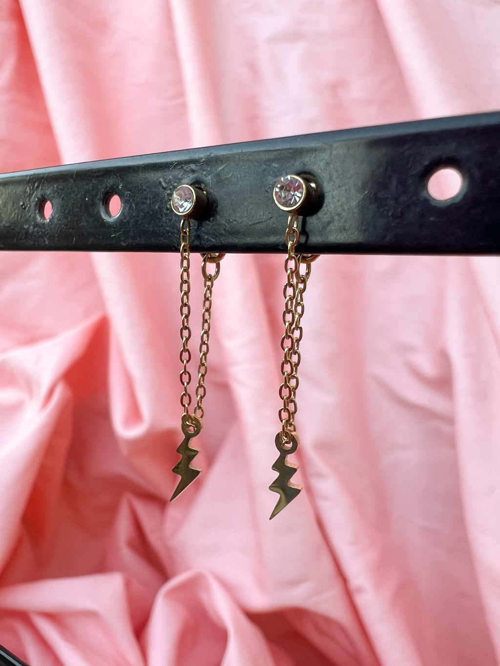Elysia – Boucles d'Oreilles Éclair Charm Acier Inoxydable