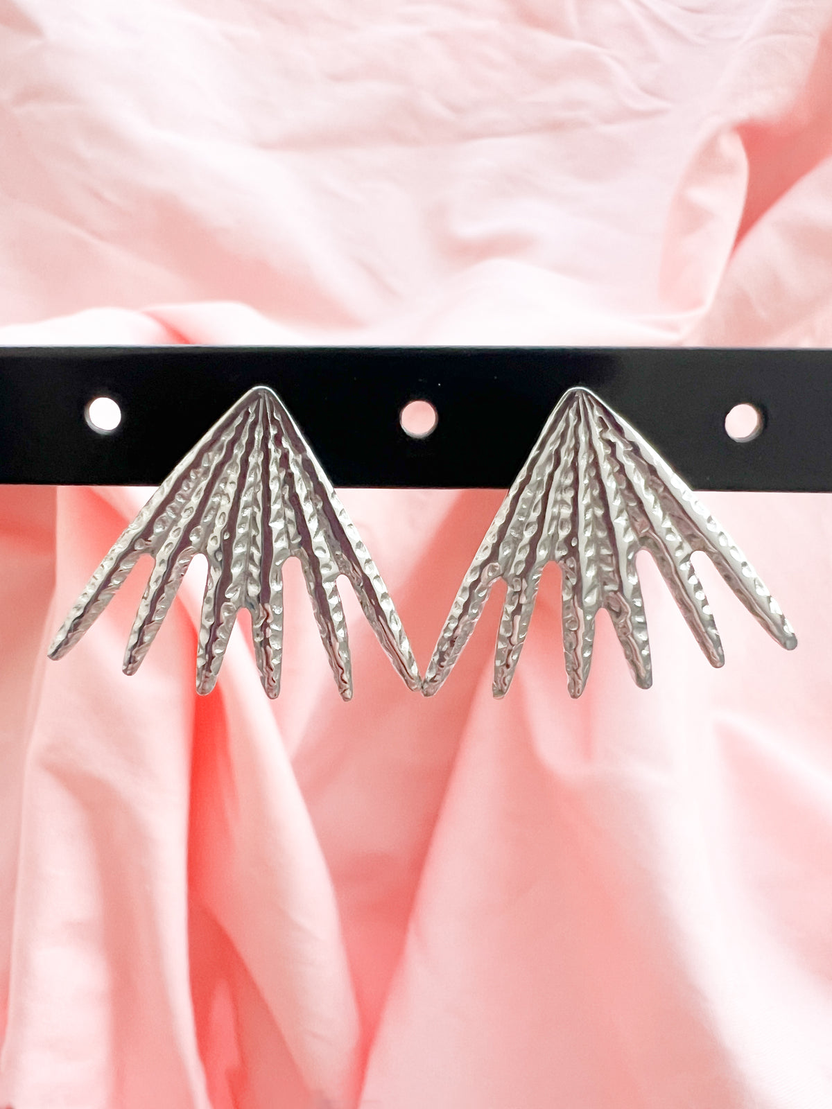 Ezra – Boucles d'Oreilles Rayons Soleil Acier Inoxydable