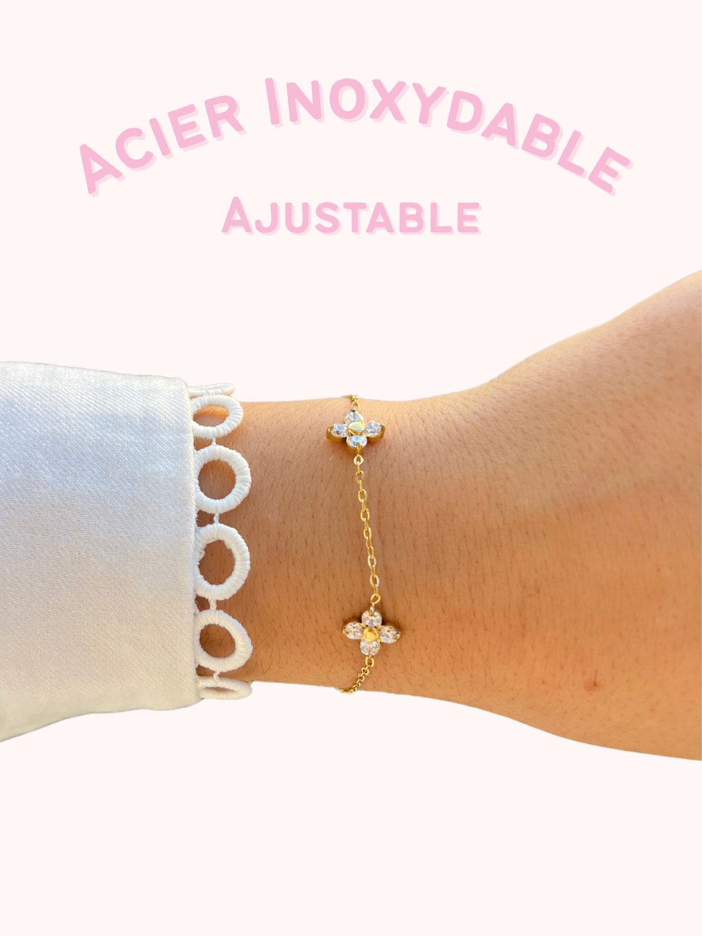 Bracelet acier or