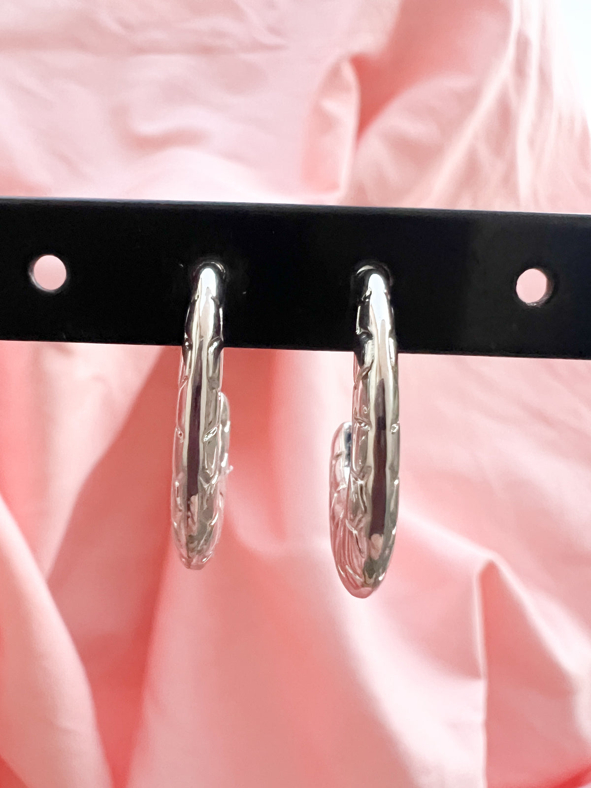 Riviera – Boucles d'Oreilles Créole Chunky Acier Inoxydable