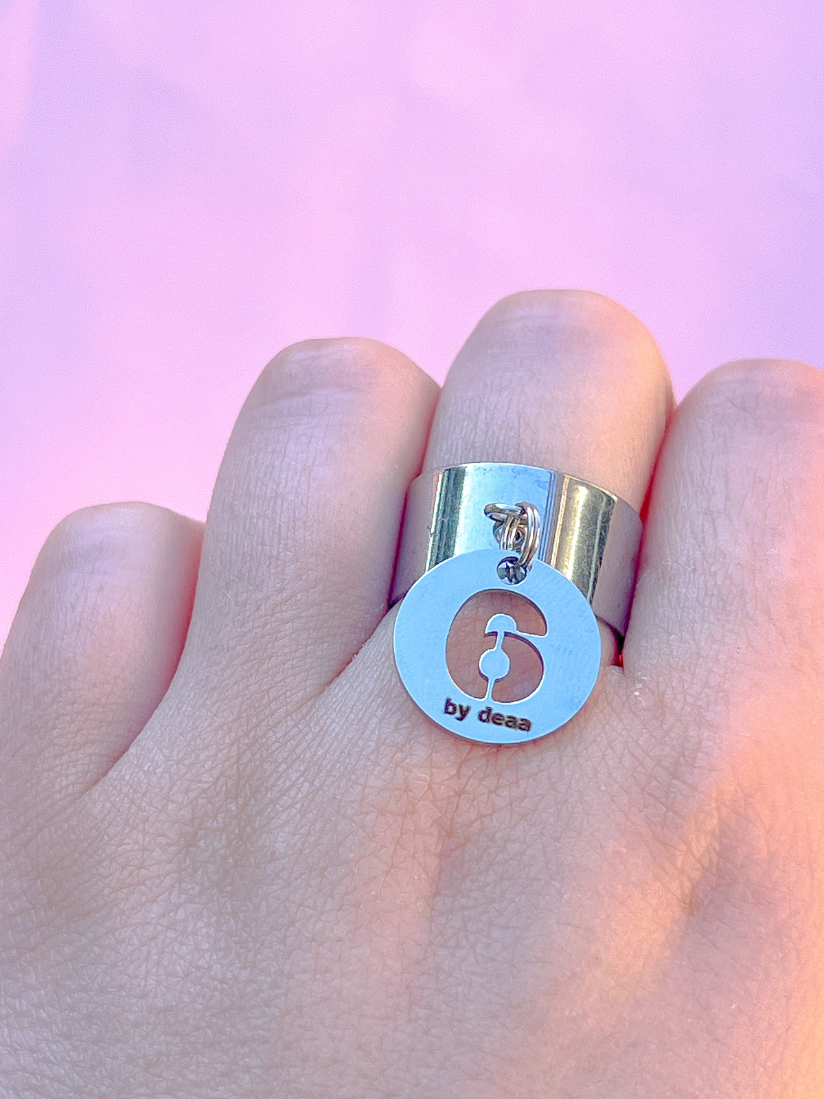 Bague Chiffre Personnalisée – Acier Inoxydable