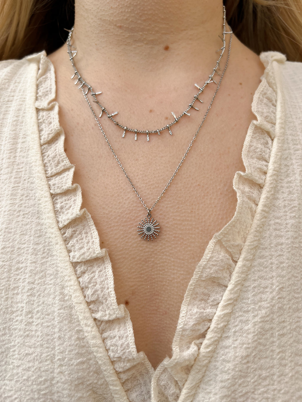 Pauline – Collier Double Evil Eye