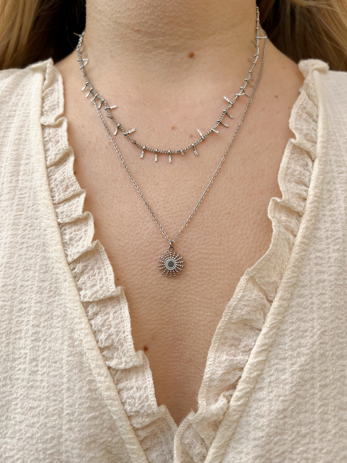 Pauline – Collier Double Evil Eye