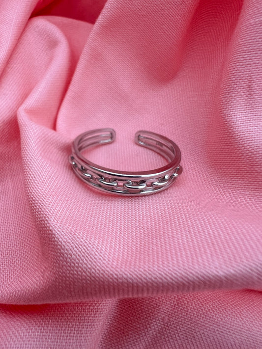 Bague chaînette