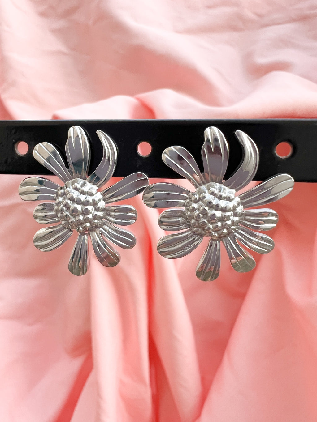 Boucles d’oreilles Mathilde en acier inoxydable