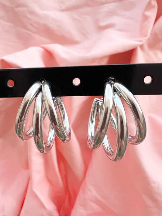Boucles d’oreilles triple