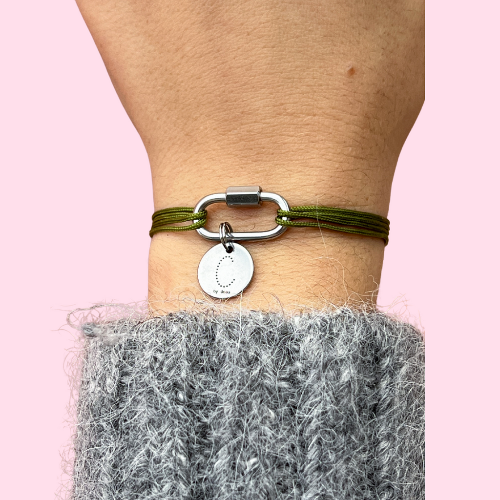 Bracelet Mousqueton Personnalisé – Acier Inoxydable