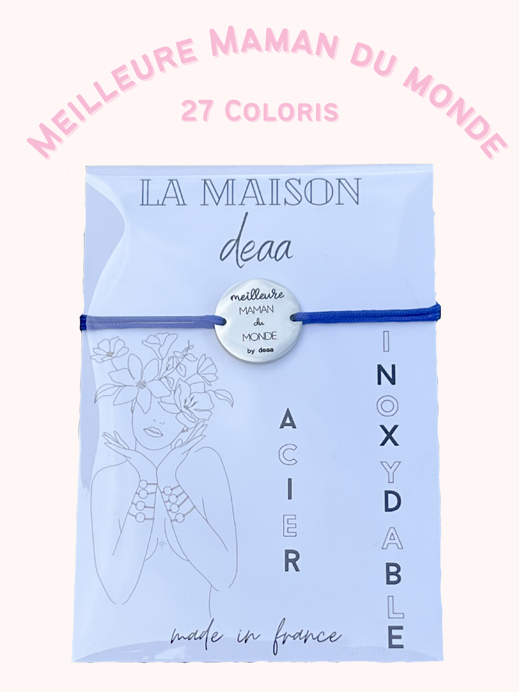 Meilleure Maman du Monde – Bracelet Médaillon