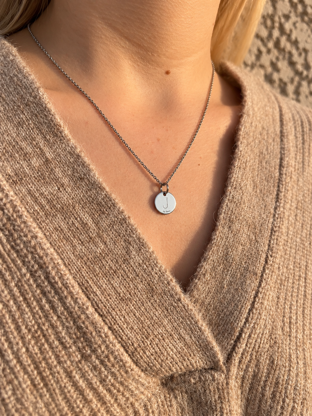 Collier Initiales Personnalisé – Acier Inoxydable