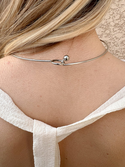 Collier acier personnalisable signes