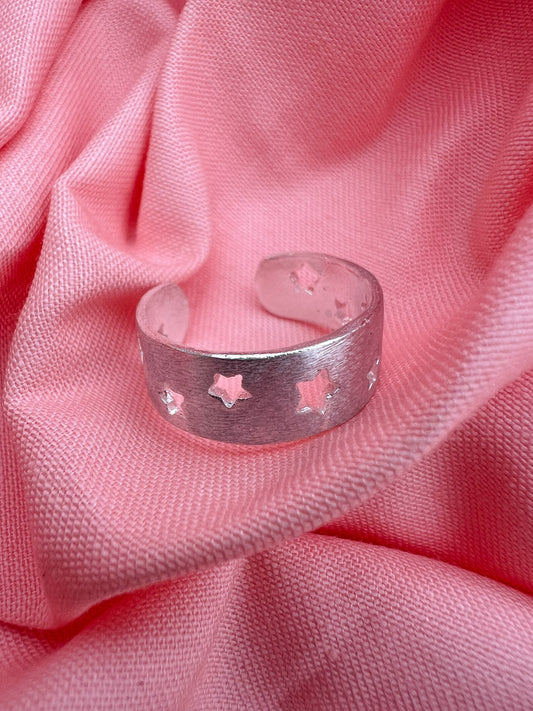 Bague étoile trouées