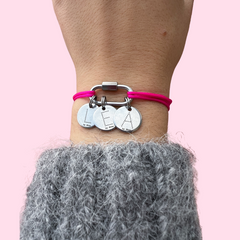 Bracelet Mousqueton Personnalisé – Acier Inoxydable Or ou Argent