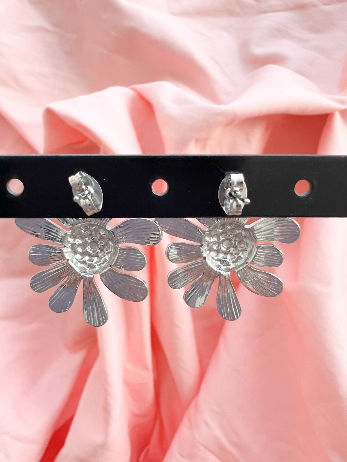 Boucles d’oreilles Mathilde en acier inoxydable