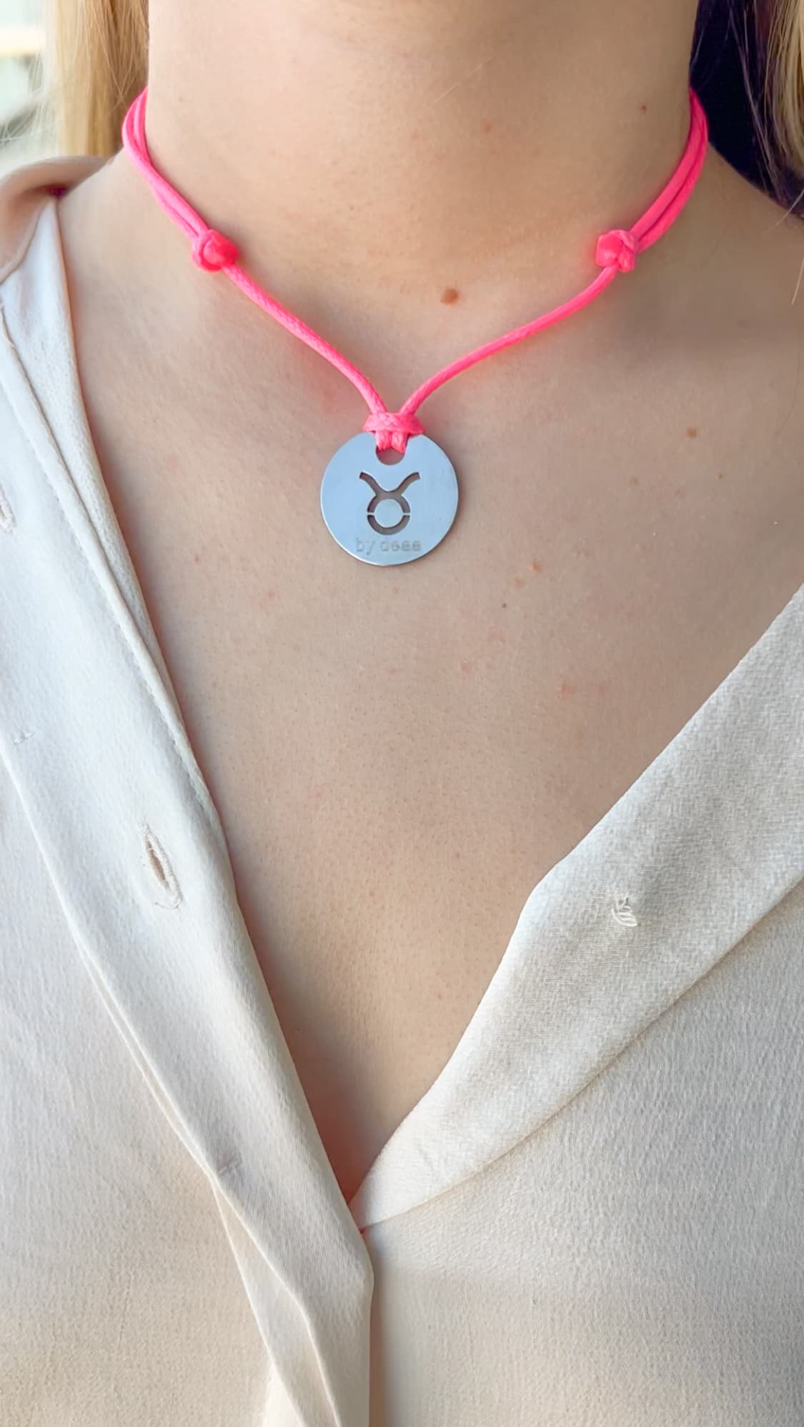 Collier Cordon Signe Astrologique Personnalisé