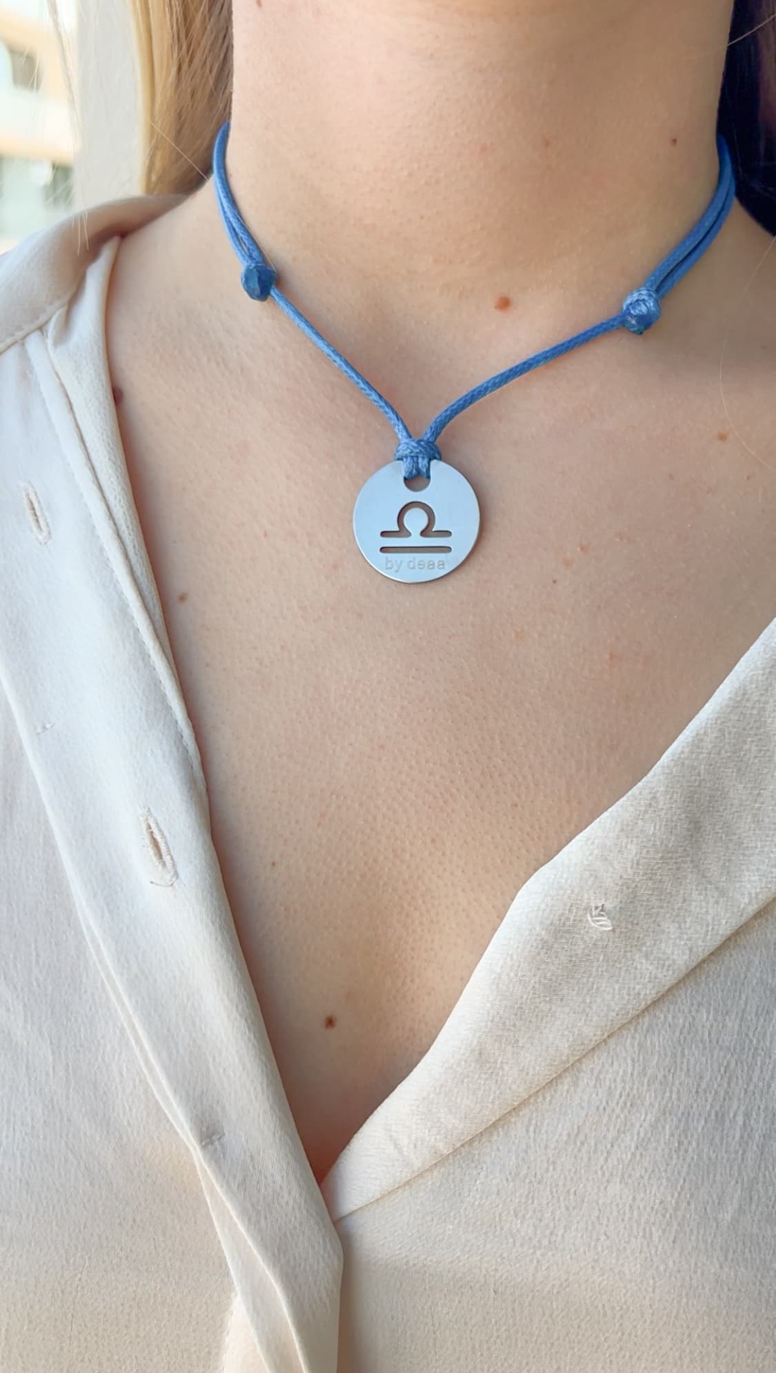 Collier Cordon Signe Astrologique Personnalisé