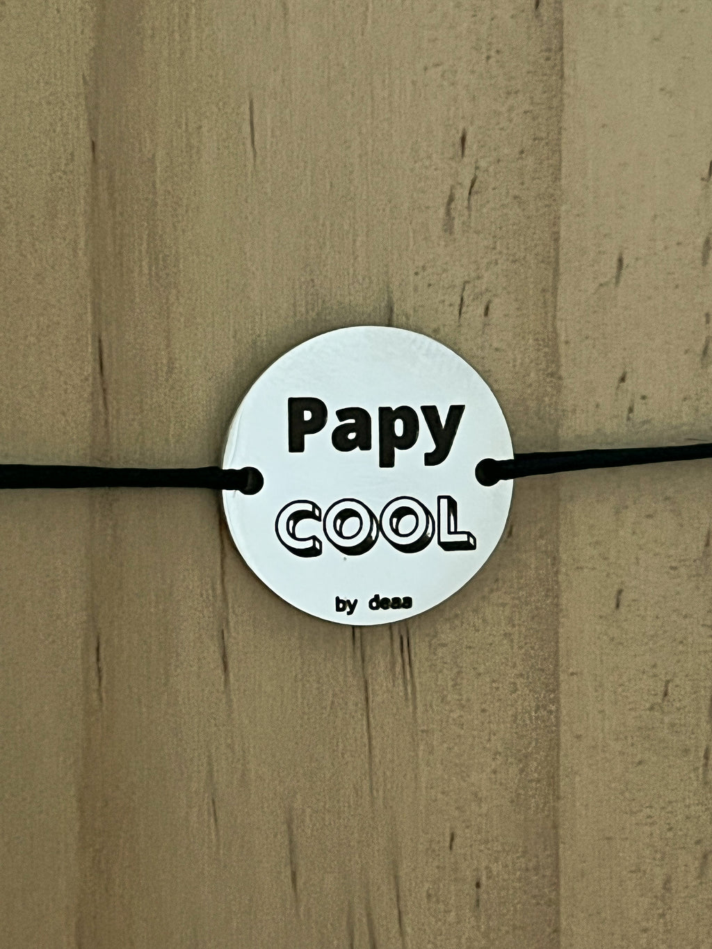 Papy Cool – Bracelet Médaillon