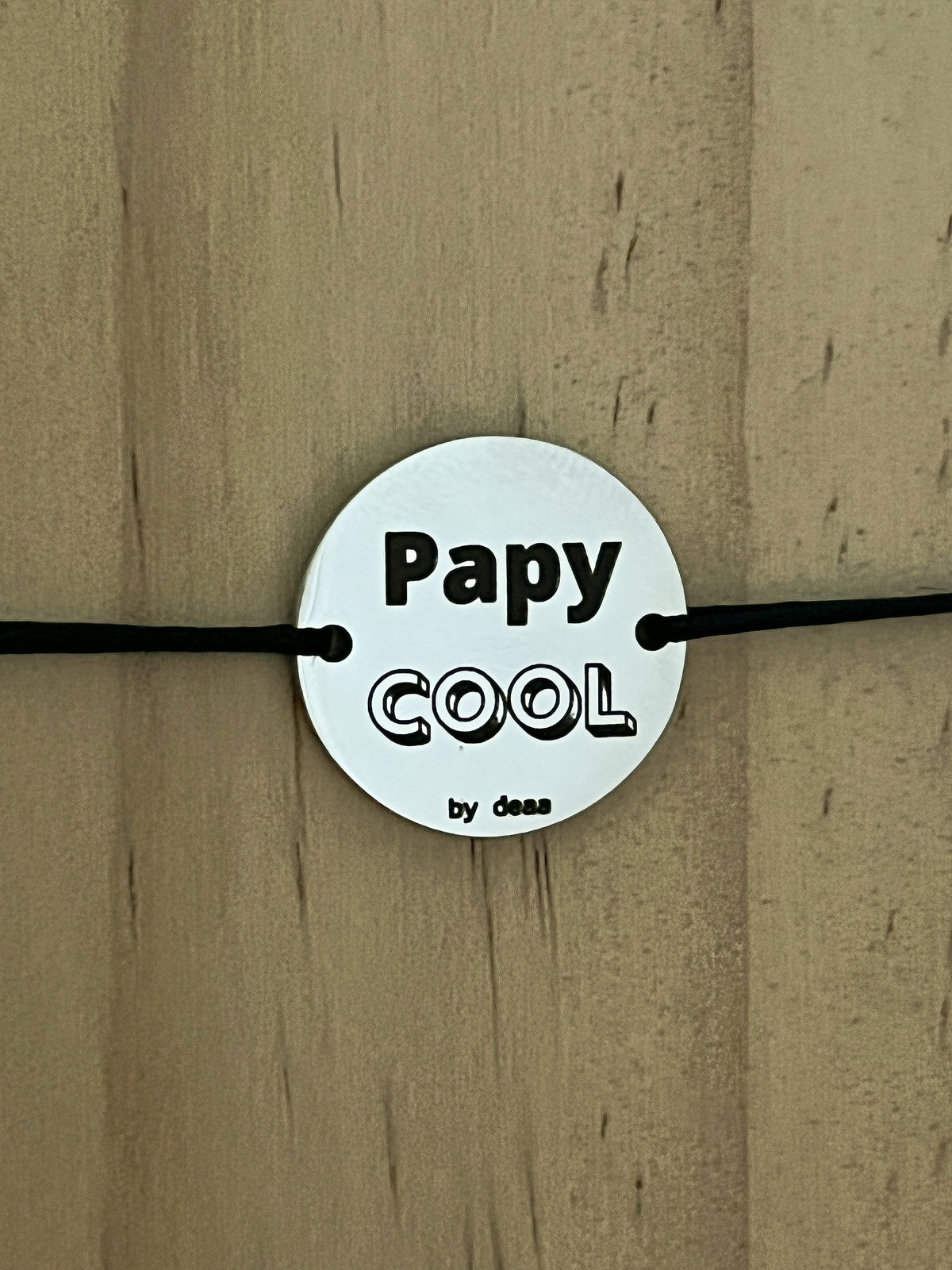 Papy Cool – Bracelet Médaillon