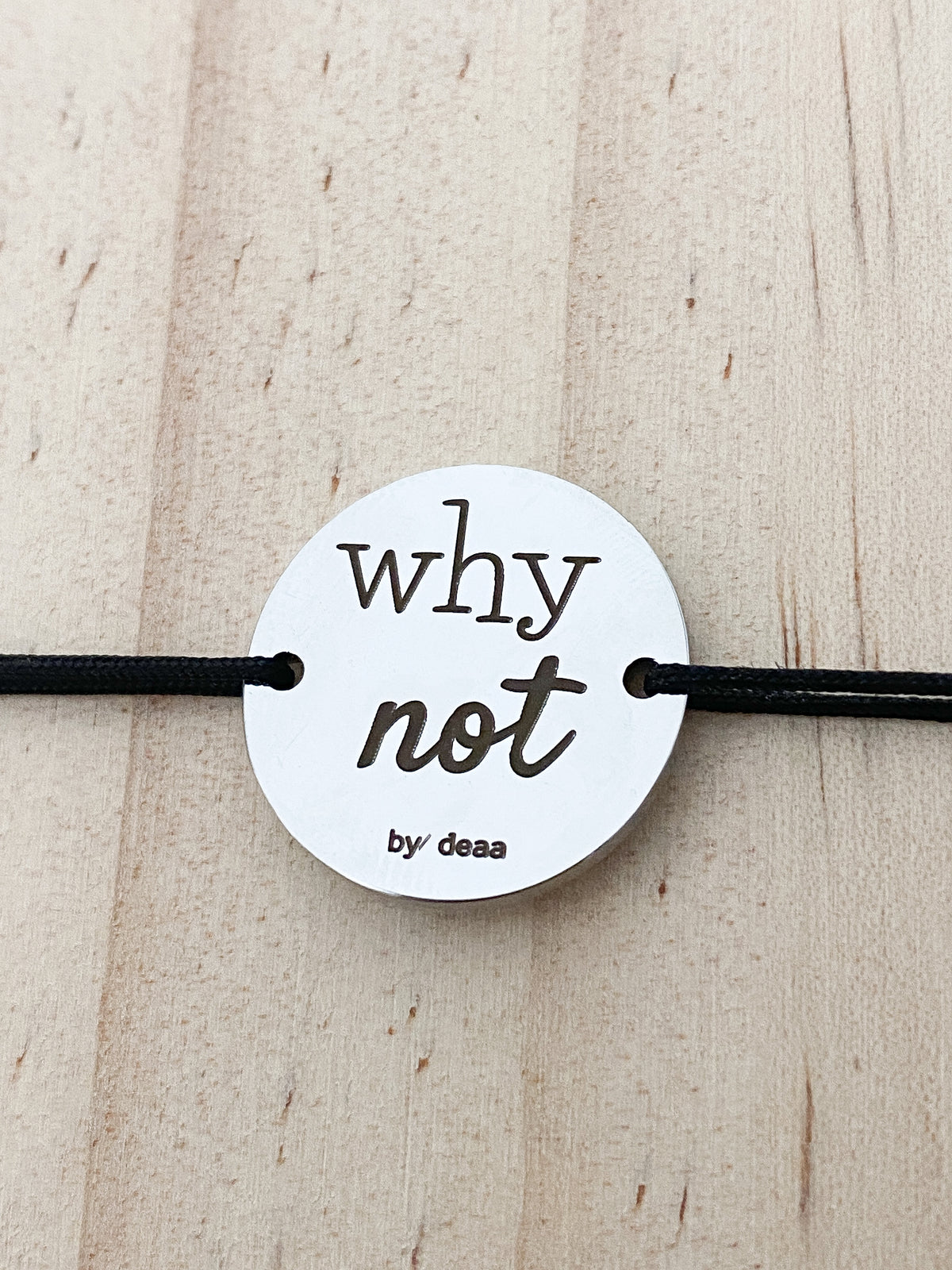 Why Not – Bracelet Médaillon