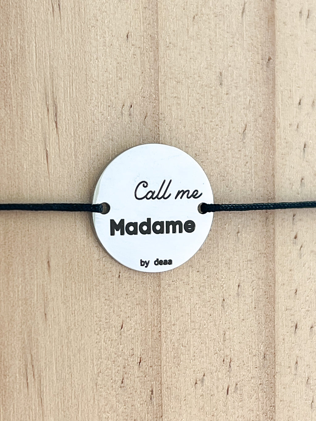 Call me Madame – Bracelet Médaillon