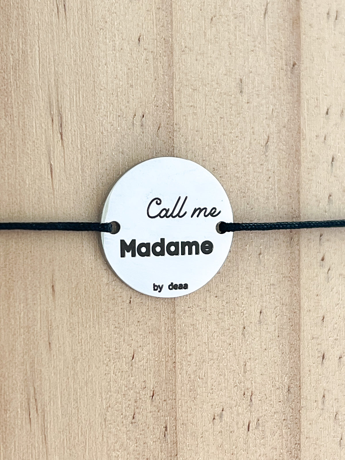 Call me Madame – Bracelet Médaillon