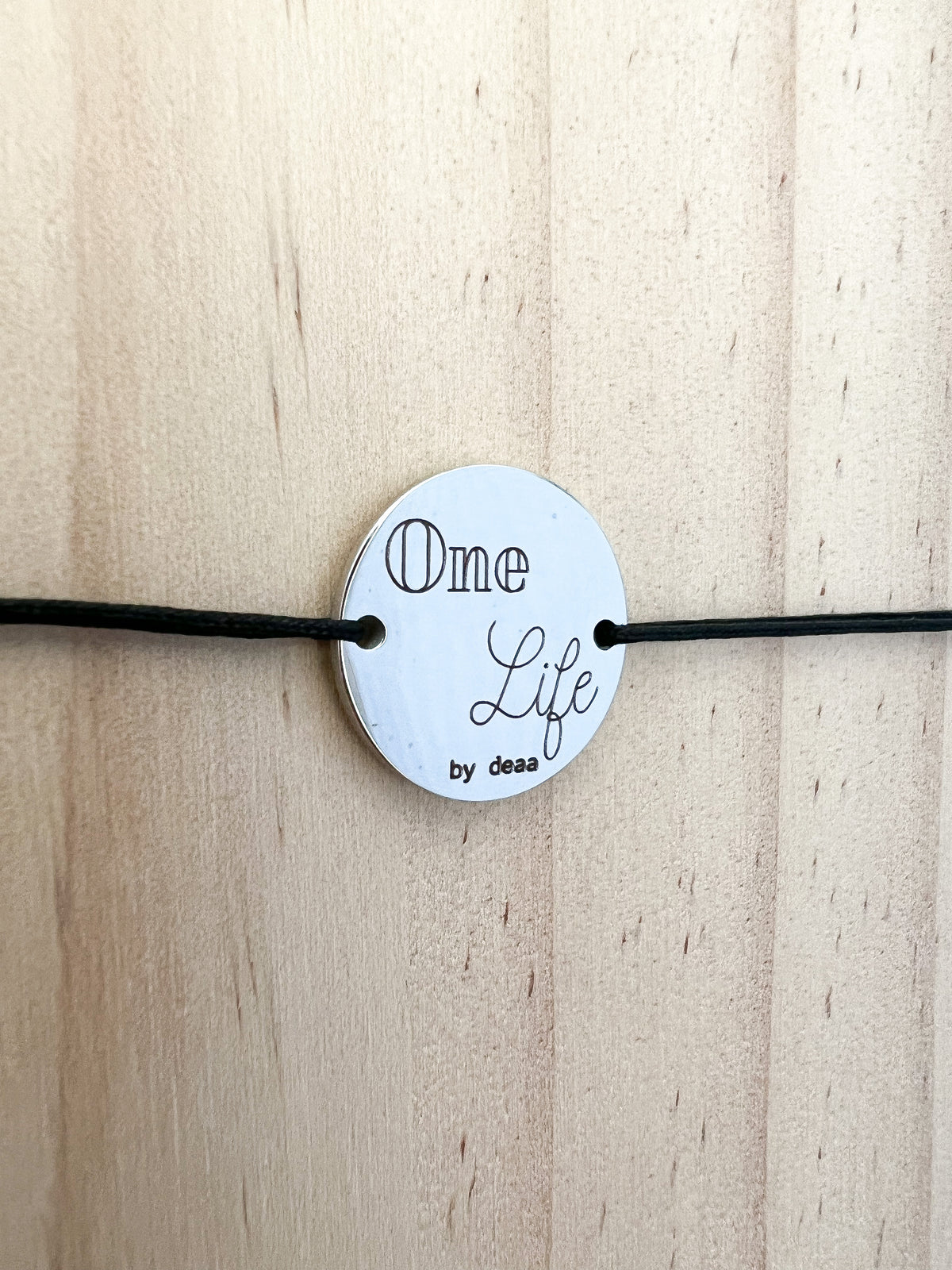 One Life – Bracelet Médaillon