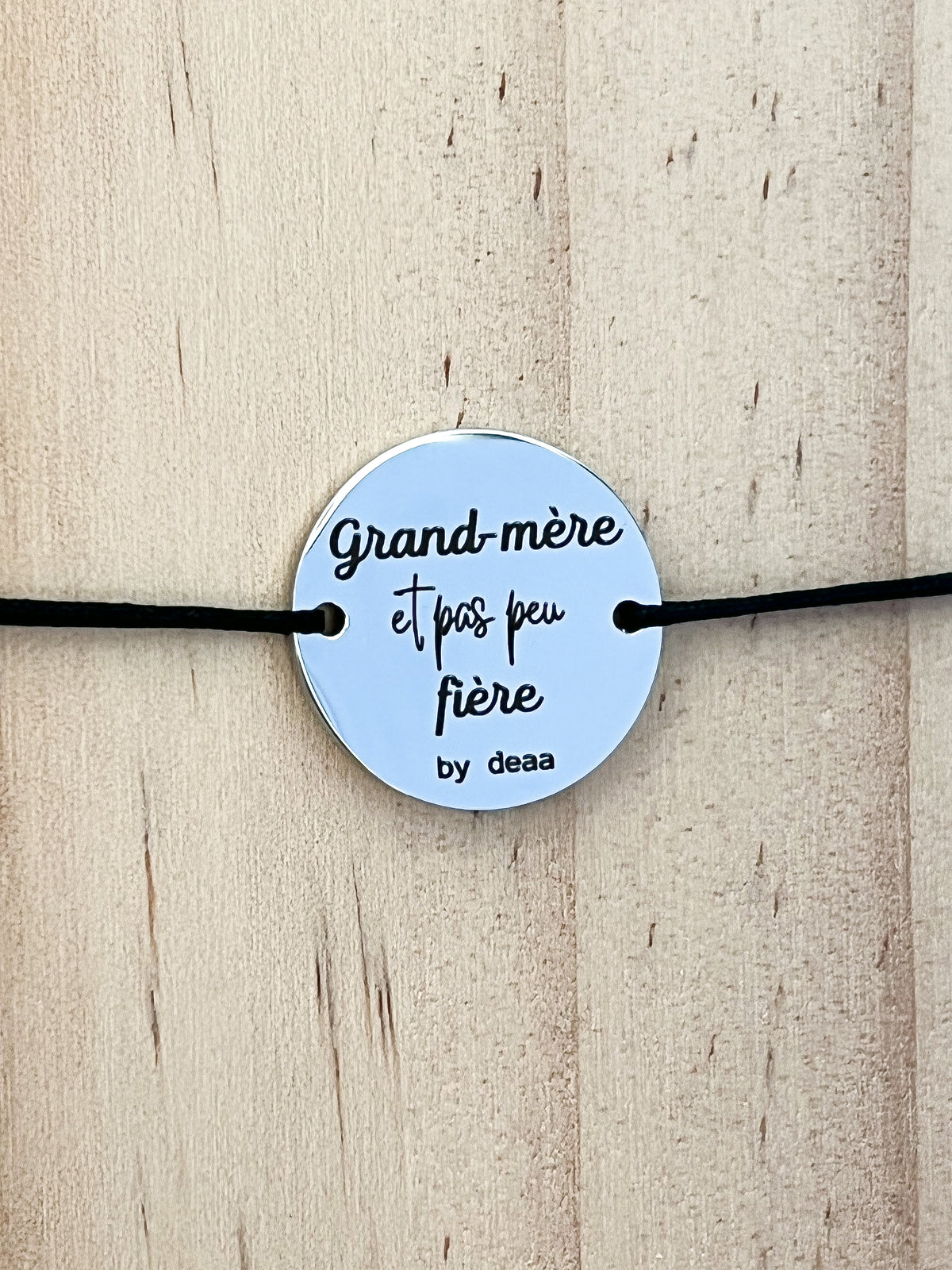 Grand-Mère et Pas Peu Fière – Bracelet Médaillon