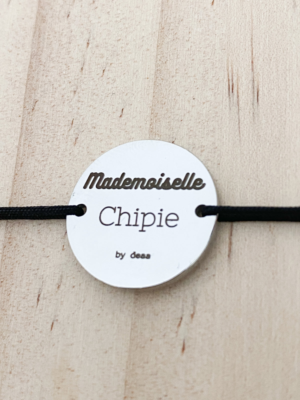 Mademoiselle Chipie – Bracelet Médaillon
