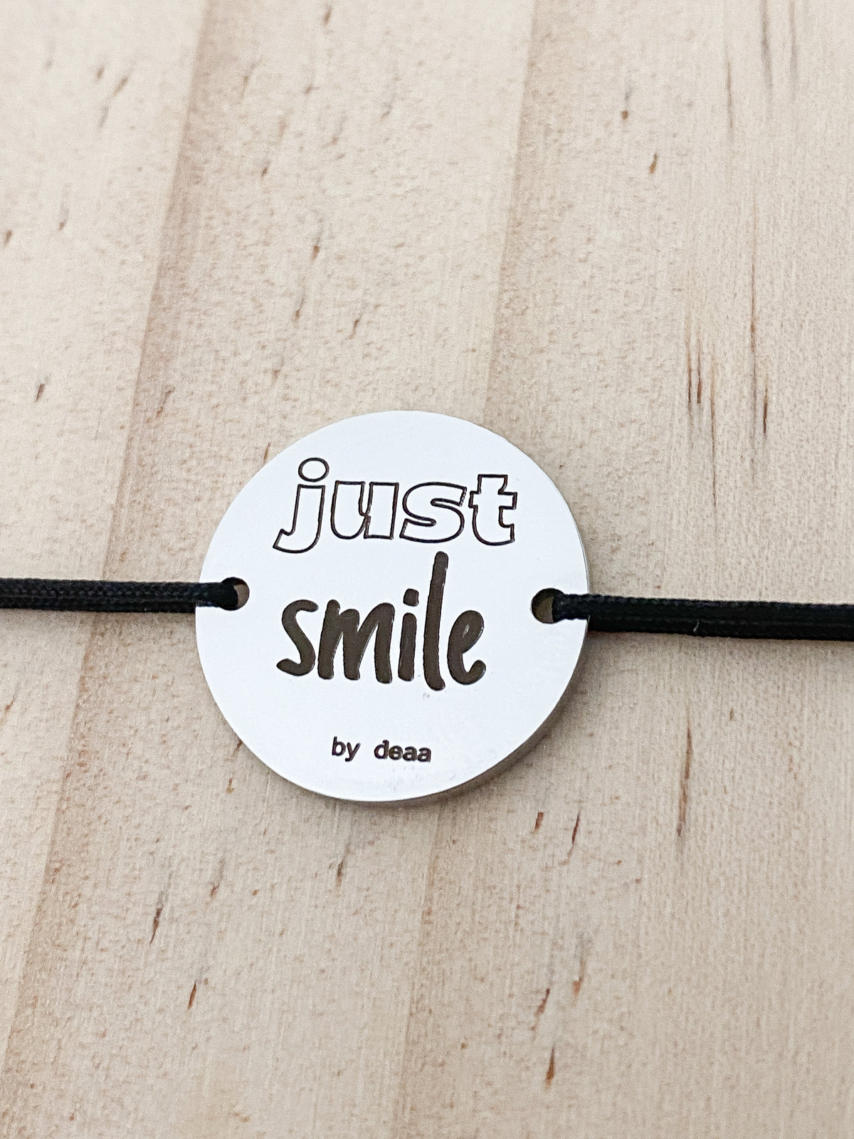 Just Smile – Bracelet Médaillon