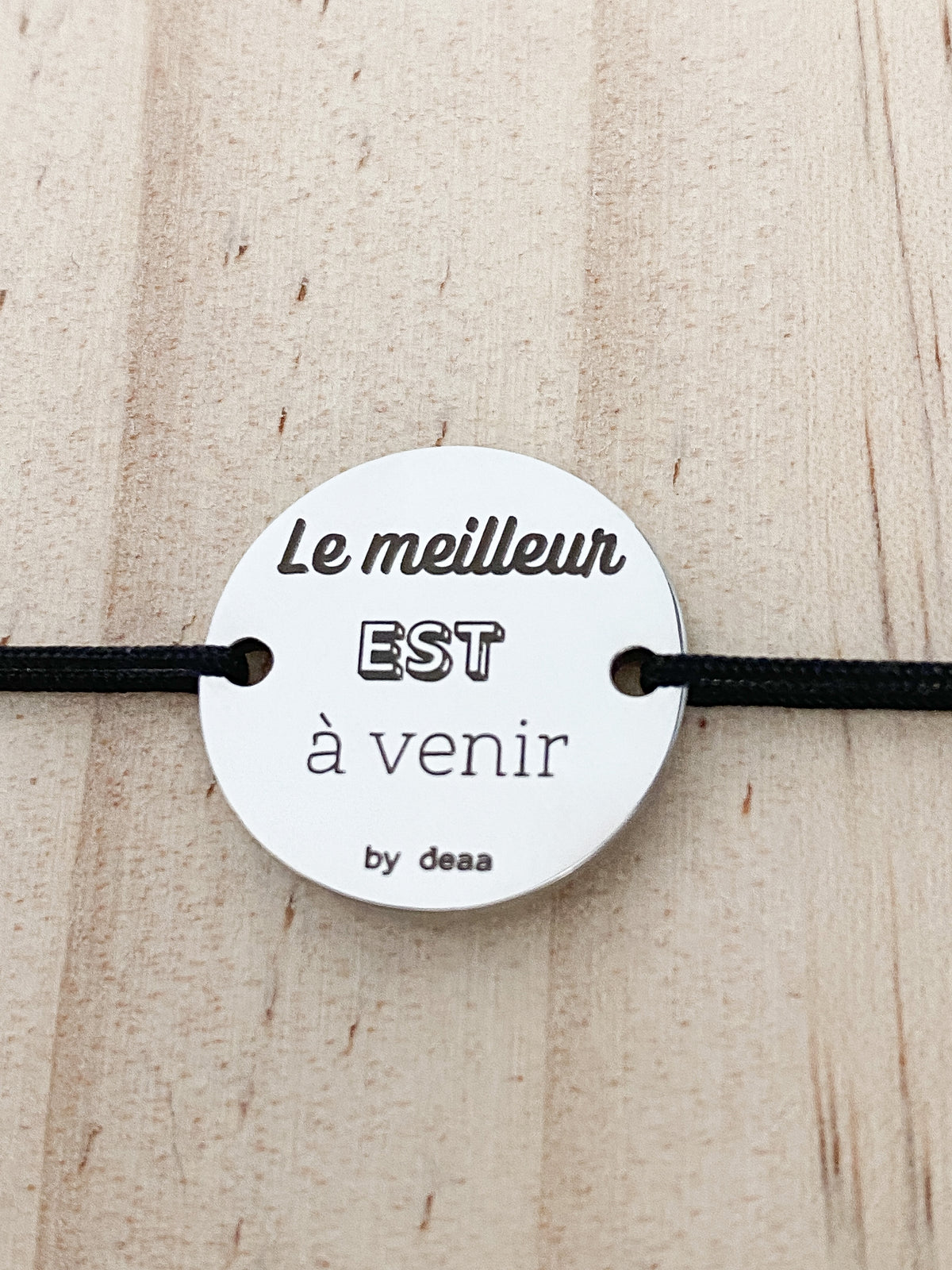 Le Meilleur est à Venir – Bracelet Médaillon