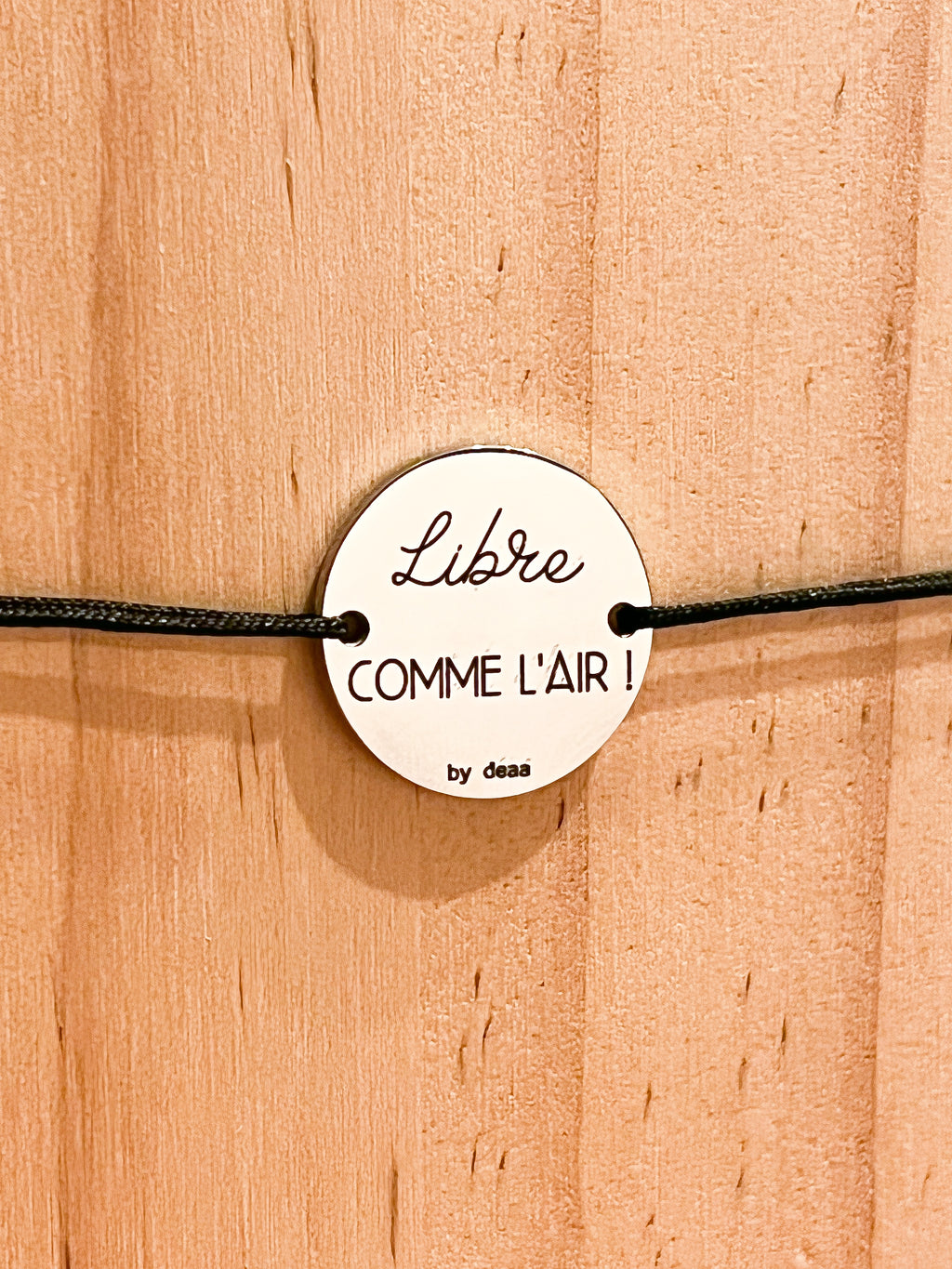 Libre comme l'Air – Bracelet Médaillon