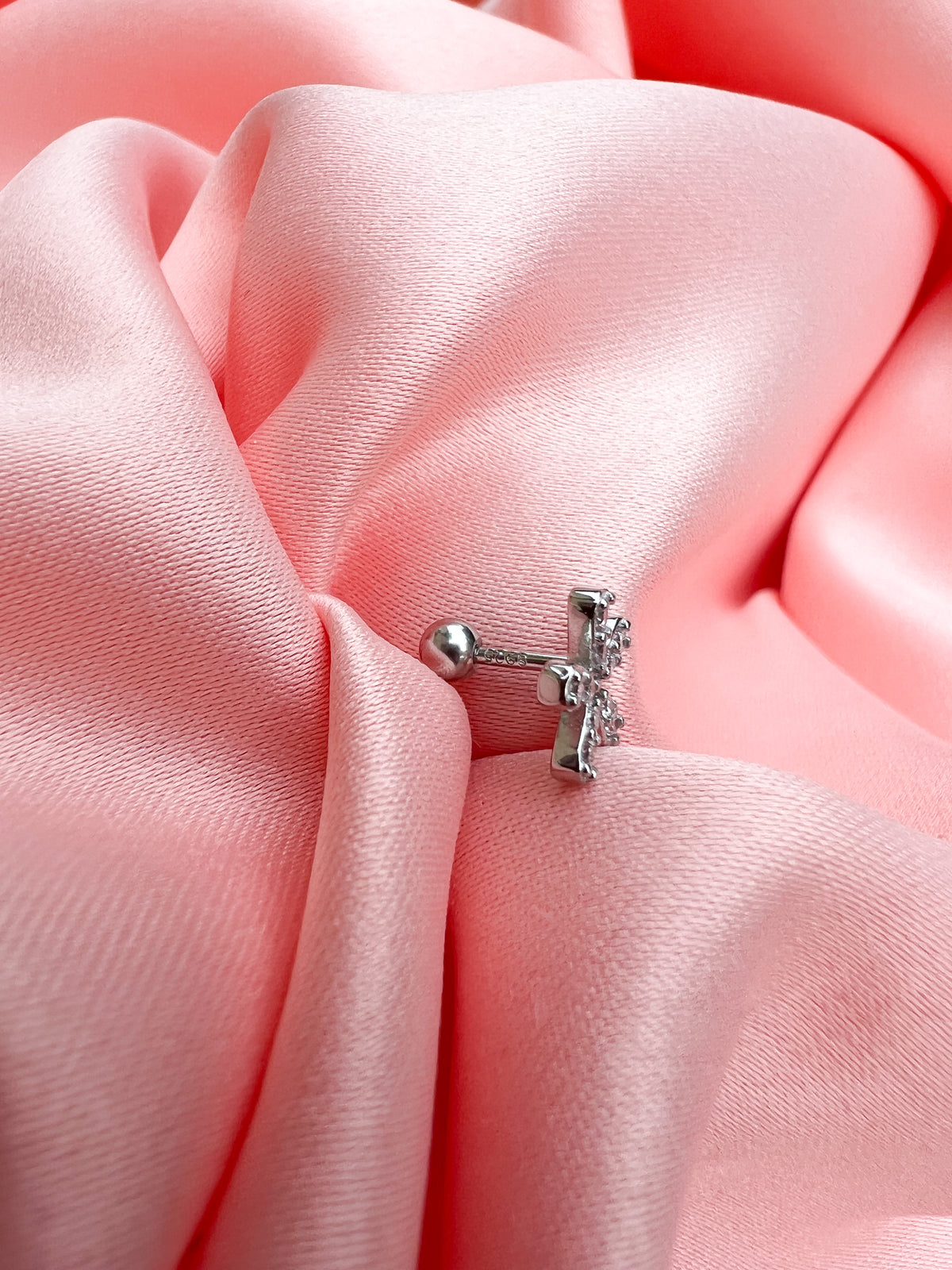 Piercing Croix 5 Branches – Argent 925