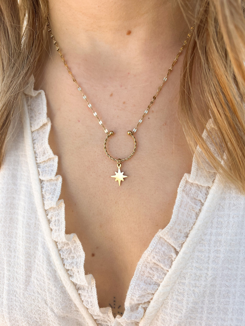 Isalia – Collier Étoile Polaire Cercle